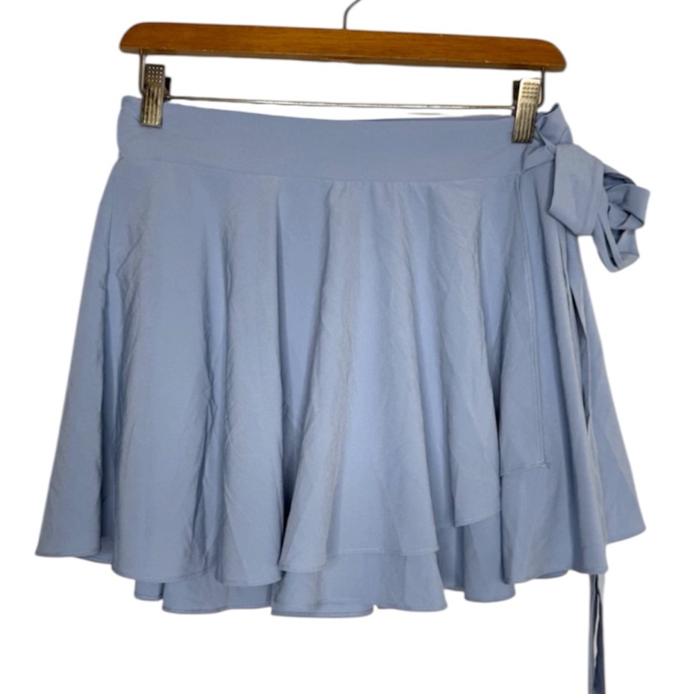 Halara High Waisted Tie Side Flowy Micro Mini Flare Quick Dry Skirt M tennis - Picture 7 of 13